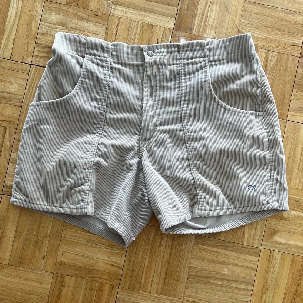 Vintage OP Ocean Pacific long riders corduroy shorts surfer skater dog town - Picture 1 of 12